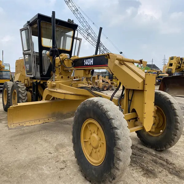 Good condition used road building machinery motor grader cat 140H