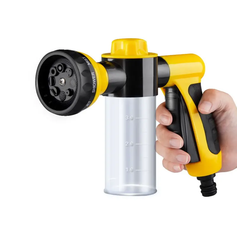 Portable Auto Foam Water Gun High Pressure 3 Grade Nozzle Jet Car Washer Sprayer Cleaning Tool Automobiles Washing Snow Foam Gun