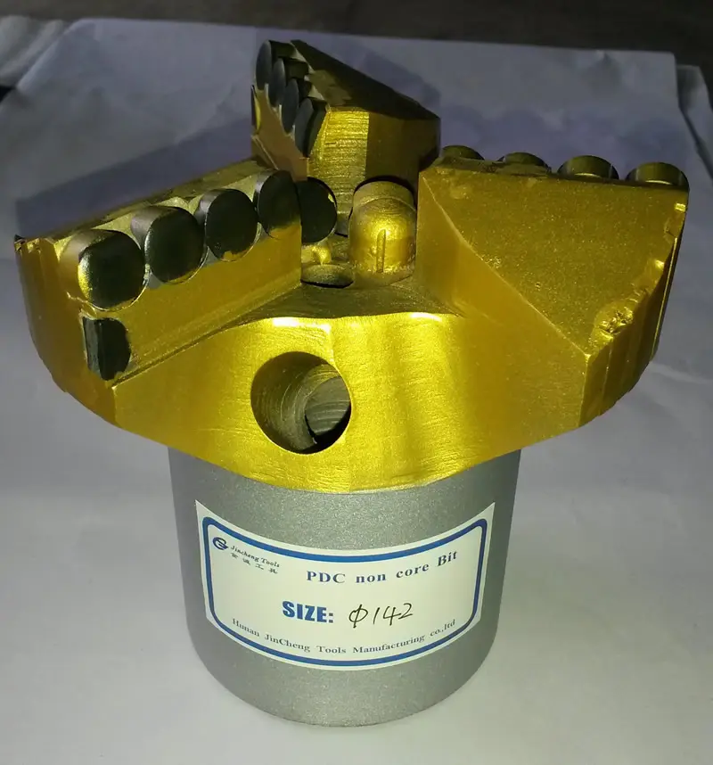 Diamond pdc non-core drill bit for water well drilling and geological prospecting