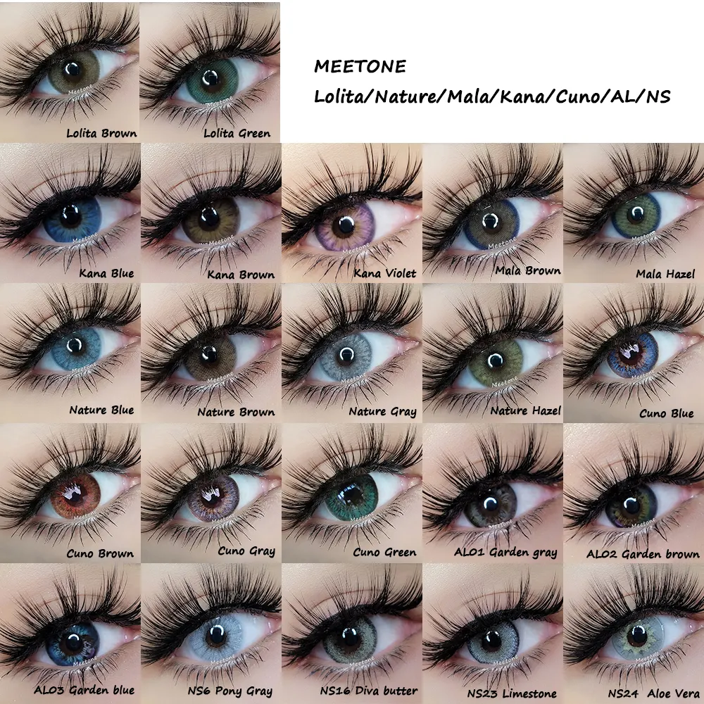 Meetone brand new type best quality  14mm natural color contact lens wholesale