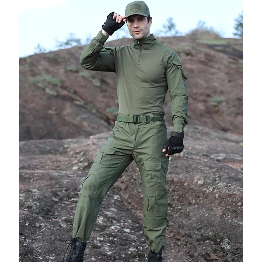 Боевая одежда G2, оливковый зеленый Тактический костюм лягушки, оптовая продажа