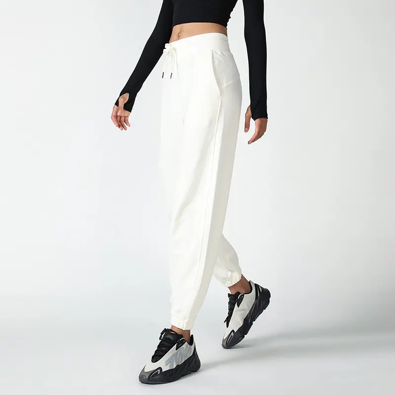 Женские спортивные штаны для бега и бега, легкие спортивные Леггинсы с карманами