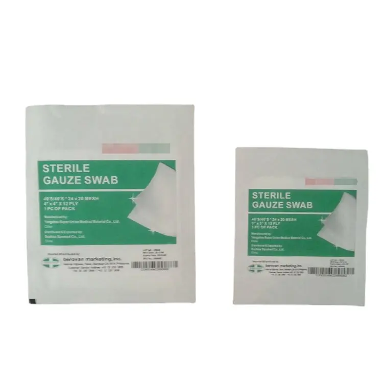 special promotion medical 8ply sterile gauze swab