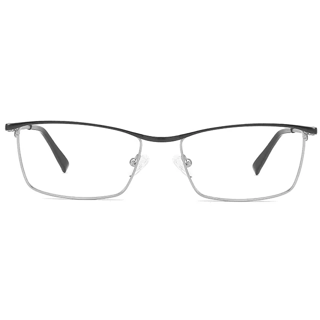 Cheap Good Quality Eyeglasses Frames Classic Square Eyewear Logo Custom Metal Eye Glasses Frames For Men