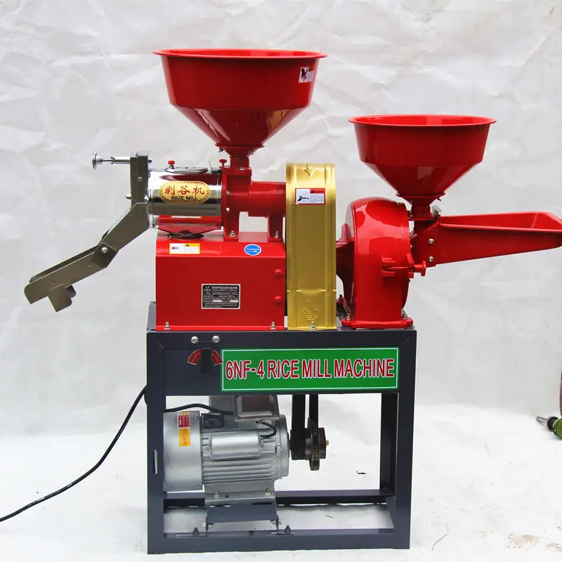 Auto Combined Rice Mill Machine Maize Milling Machinery Complete Set Rice Milling Equipment Price