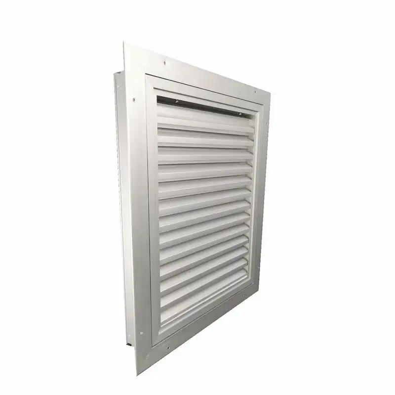 weatherproof ventilation Integrated IP65 dust filtered aluminum louvers for container