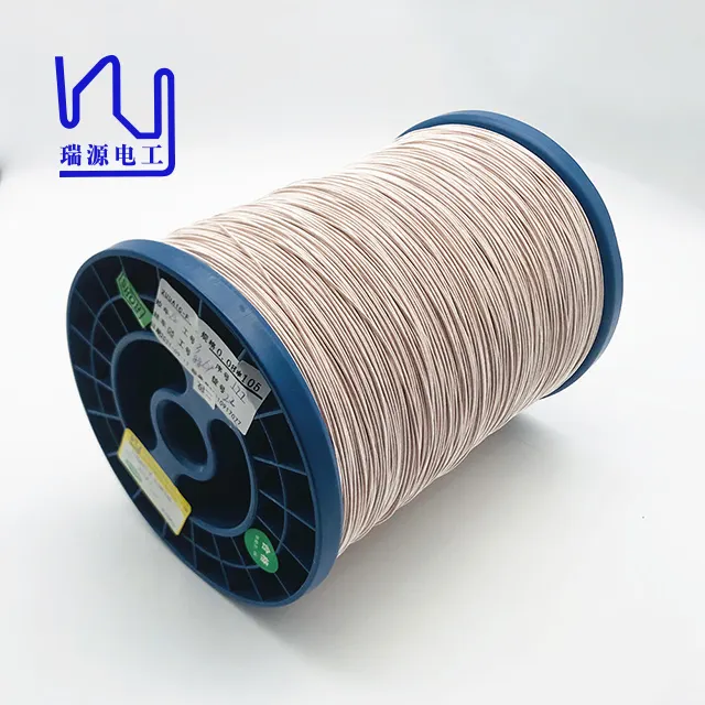 Custom Factory Price USTC White Silk Covered Round Enameled Copper Litz Wire