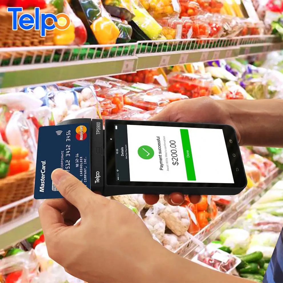 Telepower TPS900 Ручной терминал оплаты кредитной картой EFTPOS