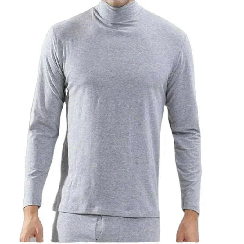 New Style Cotton Top Mens winter thick 2-piece thermal underwear set mens long johns