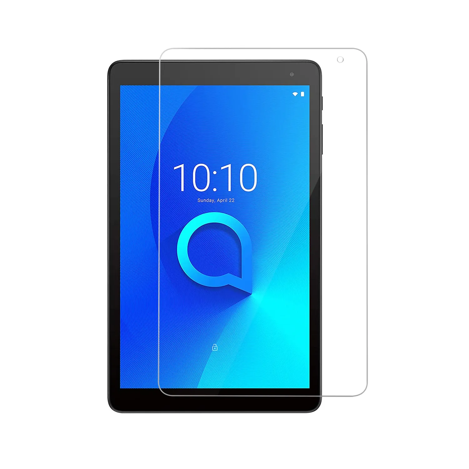 Закаленное защитное стекло 9H для alcatel joy tab 2 в розничной упаковке