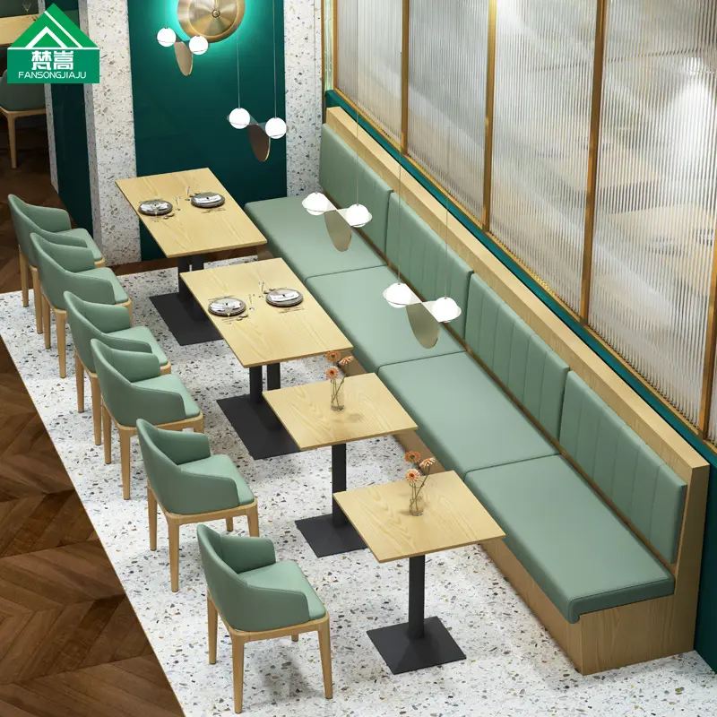 China Hotel Canteen Restaurant Dining Chair Coffee Shop Booth Cadeiras Jantar Modern Restaurant Tables And Chairs For Villa