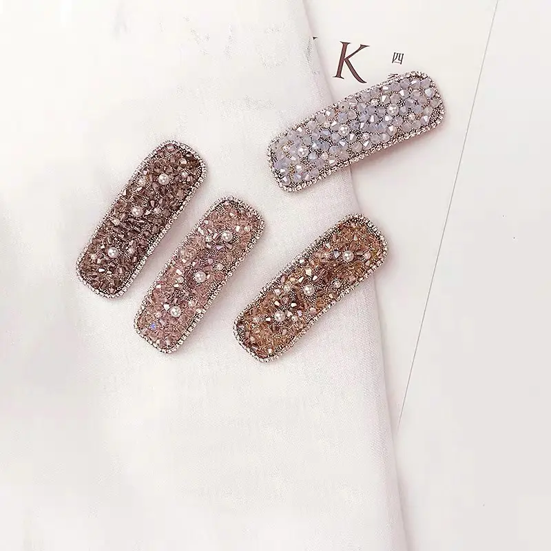 Популярные Элегантные необычные заколки ручной работы Заколки кристалл жемчуг заколки для волос для девочек