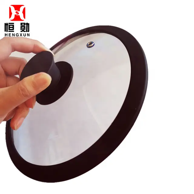 Stainless steel silicone glass pot lid for cooking pot cover