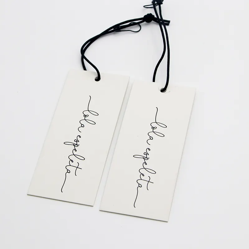 Swing Tags OEM Custom Eco-friendly Brand Logo Special Paper Paper Tag Swing Tag For Clothes Hang Tag