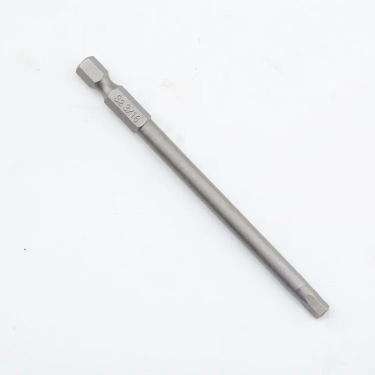 Screw driver drill bits hand tools 100MM*3/16 hex bit 1/4 Inch S2 Steel Hex Shank Magnetic Screwdriver Bit