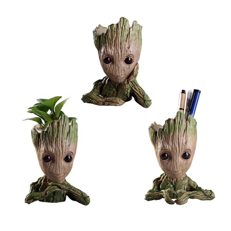 DOULUO дерево человек ручка цветочный горшок галактика Горшок детский Groot