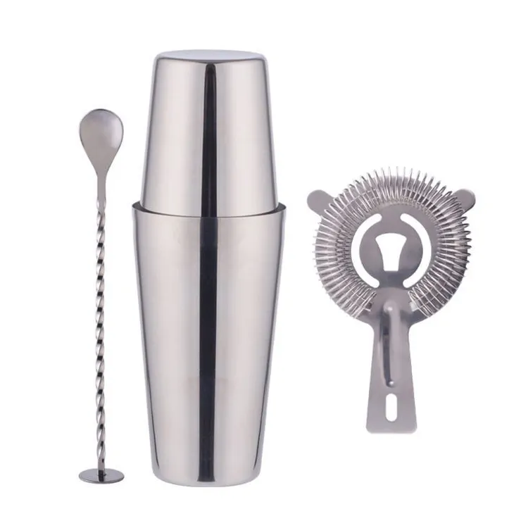 Party Bar set BOSTON 304 stainless steel cocktail shaker