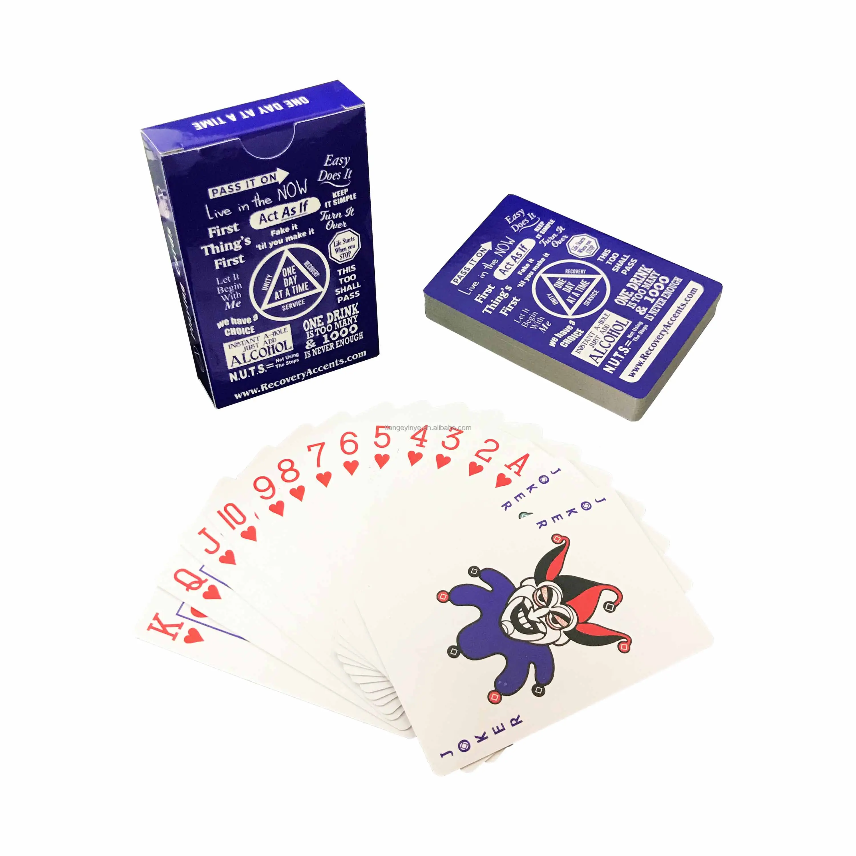 Бумажные игральные карты для печати на заказ, покерные карты