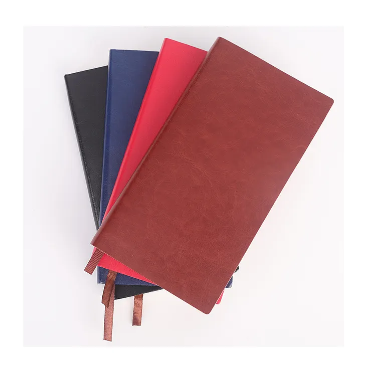 China online sale color student notebook leather negotiation record notebook