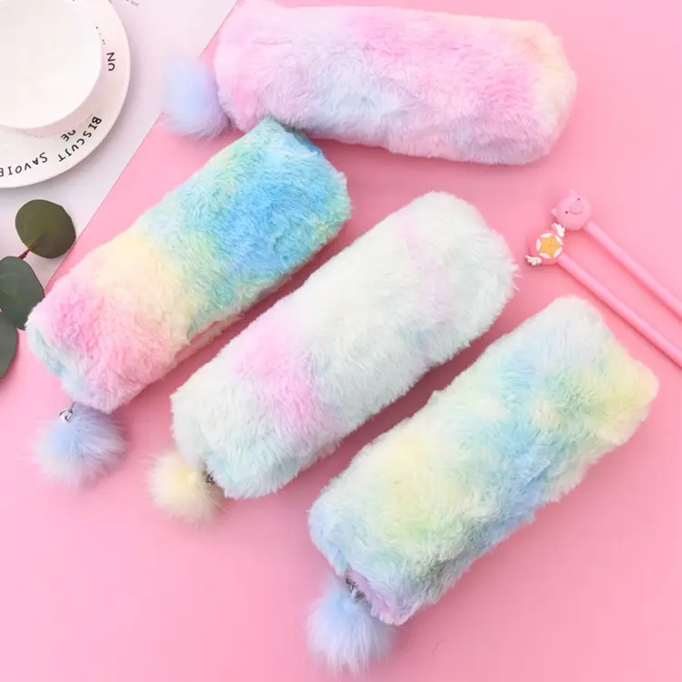 2022 New Creative Silicone Pencil Case Large Capacity Shrinkable Pencil Case Student Kawaii Pencil Case