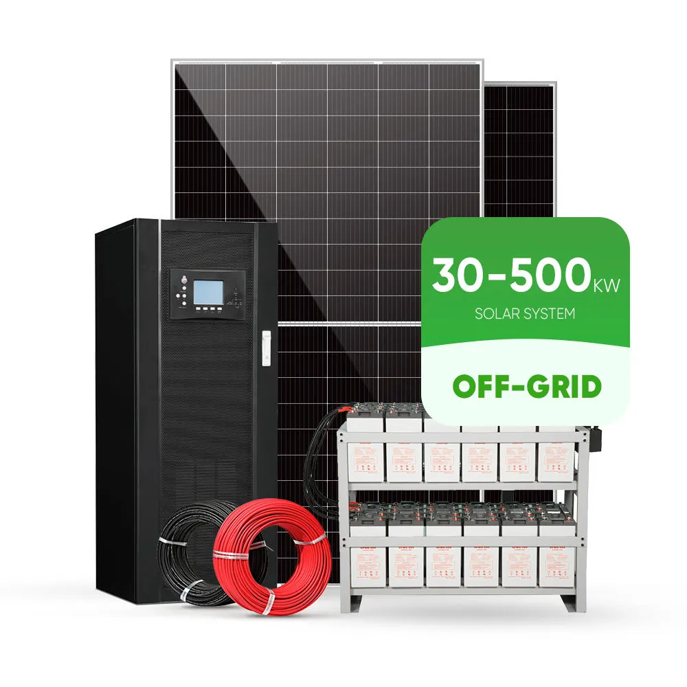 Солнечная энергосистема 50 кВт, солнечная энергетическая система с литиевой батареей 50 кВтч