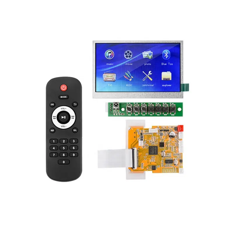 5V Lossless 4.3 Inch LCD BT Decoder FLAC APE AC3 WAV MP3 Decoder Board Decoding