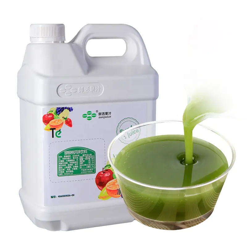 3kg Xianhuo Fruit Syrup Concentrate Kiwi Fruit Juice for Bubble Tea