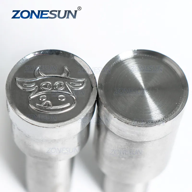 ZONESUN Cowtablet press machine 3D Punch Mold Candy Milk Punching Die Custom Logo For Stamp mold punch die TDP 5 Machine