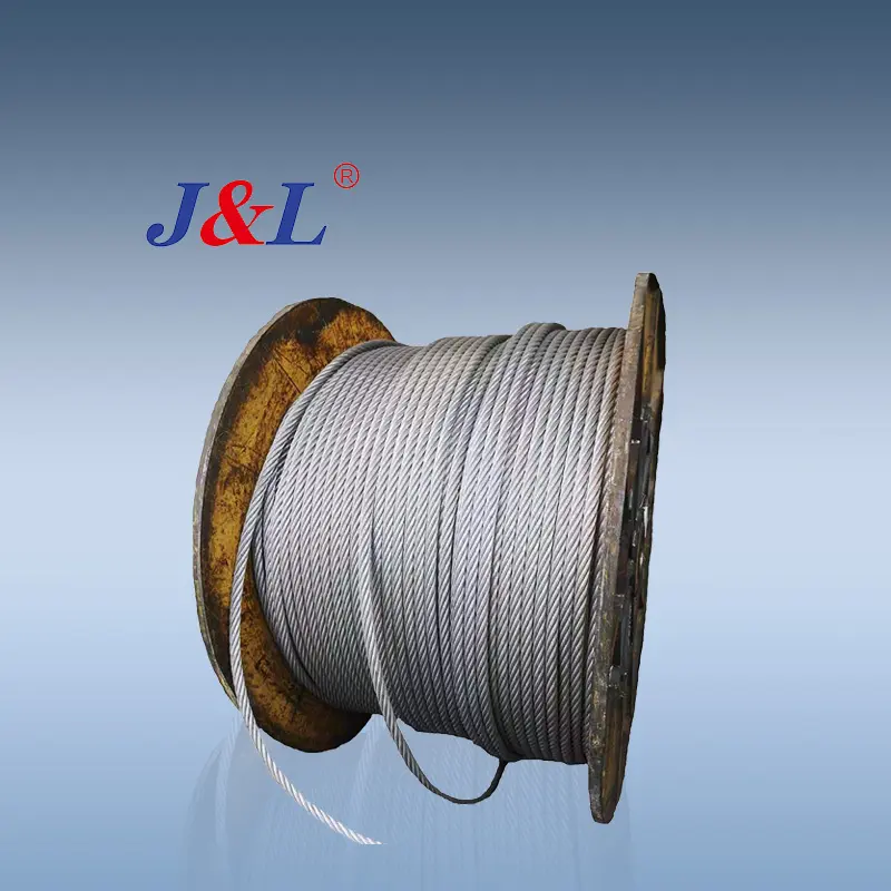 16mm 20mm Customizable Round Strand Steel Wire Rope Used In Blast Furnace Hoisting