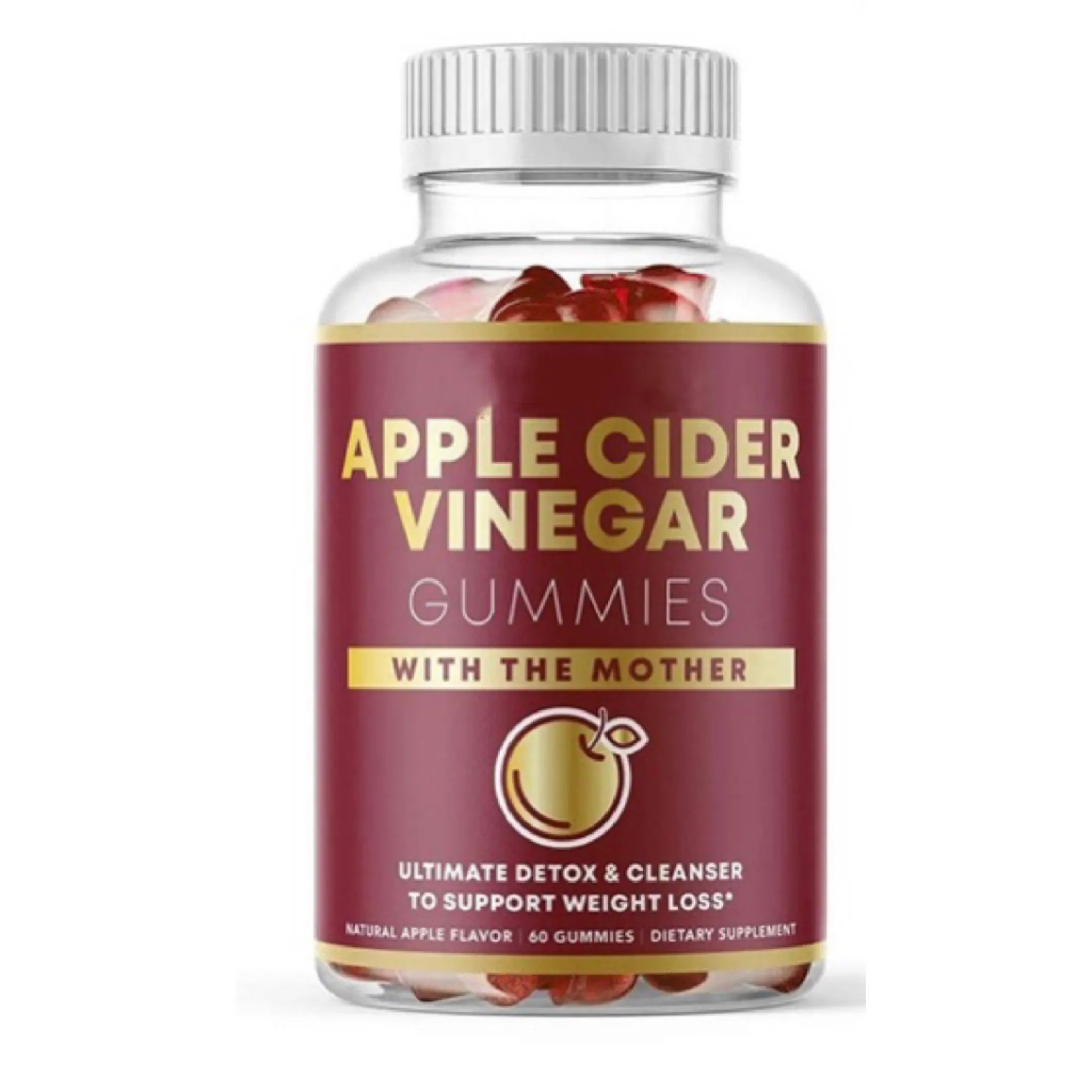 Factory Supply OEM ODM Vegan Apple Cider Vinegar Gummies weight loss gummies