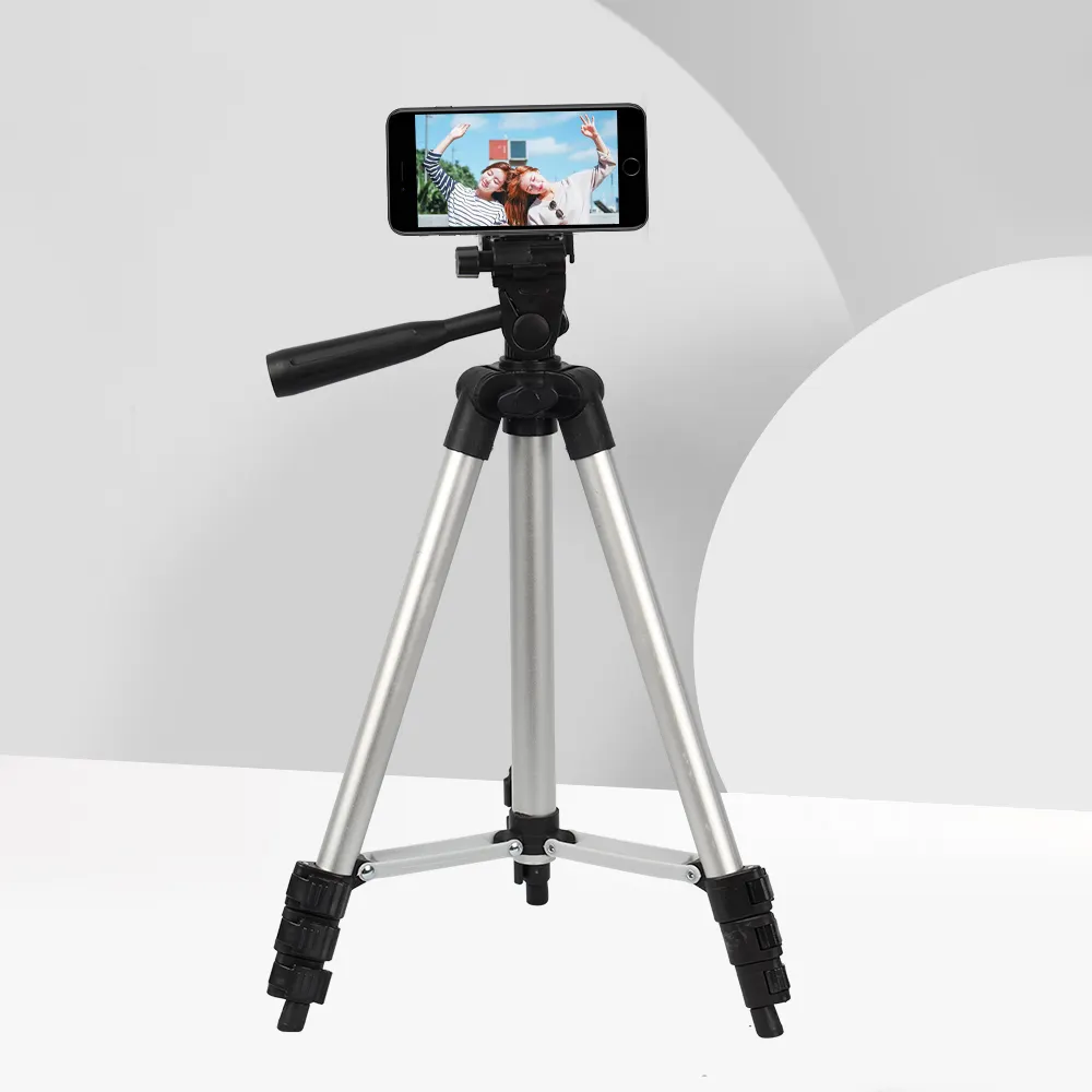 Lightweight Tripod 3110 Camera Tripod stand for phone, ring light with tripod smartphone