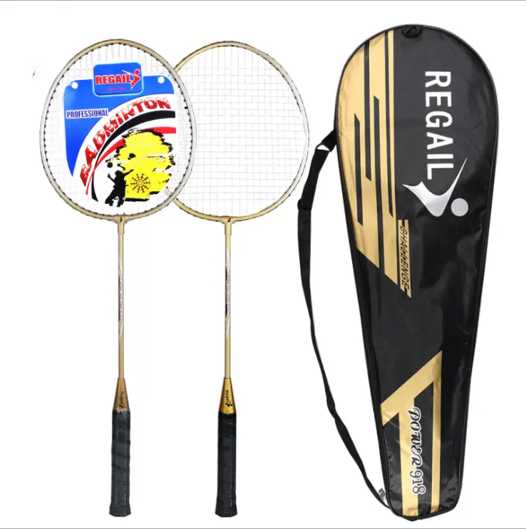 Outdoor sports professional Flexible carbon Badminton Racket Aluminum Badminton Racket