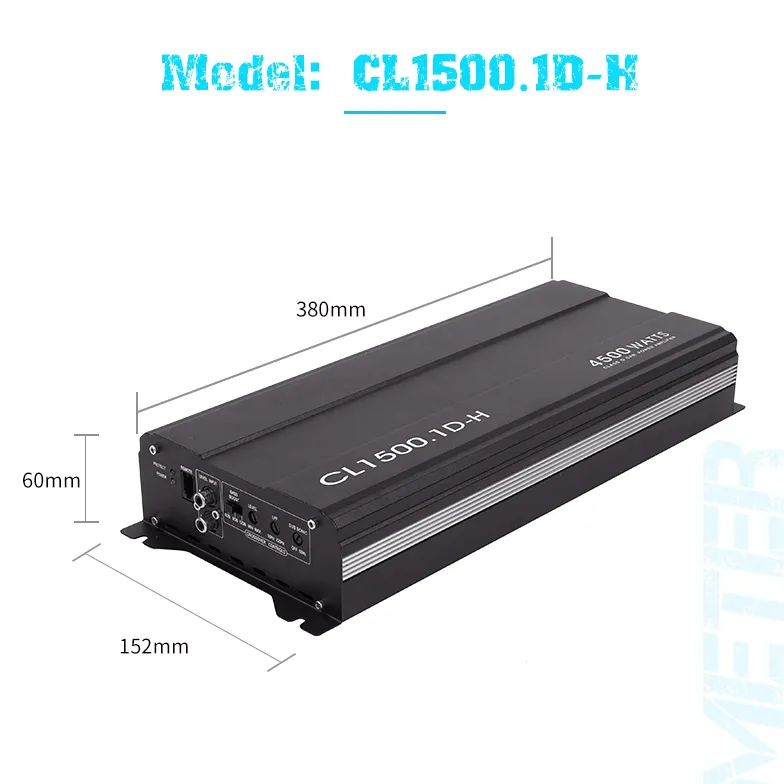 Suoer CL1500.1D-H4500 watts max power lass D monoblock mono channel audio auto car amplifier