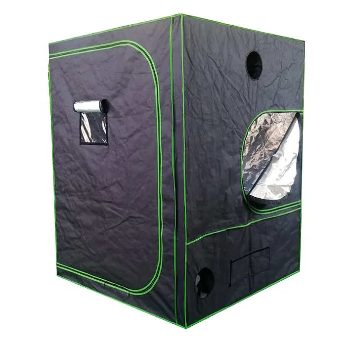 5x5 150x150x200 600D Mylar Hydroponic Grow Tent Indoor Plant Growing Room Grow Box