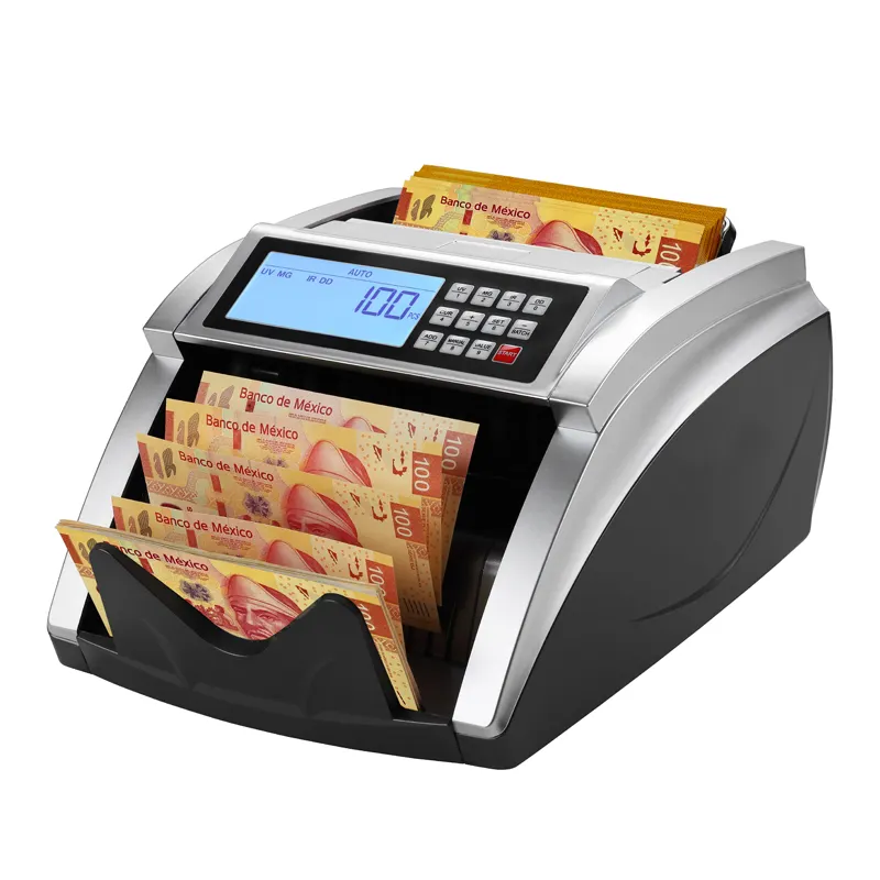 AL-5100 Contador De Billetes High Speed Cash Counter Money Counting Machine