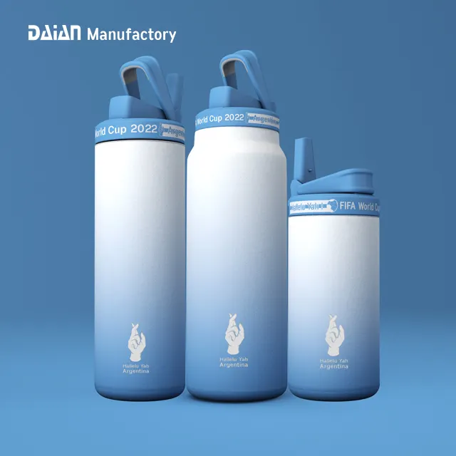 Customized 12oz 20oz 32oz Sublimation Kids Water Bottle Vacuum Flasks Stainless Steel Insulated Gym Water Bottle
