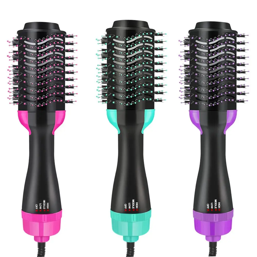 hair dryer and volumizer hot air brush revlon one-step hair dryer and volumizer hot air brush hot air styler brush