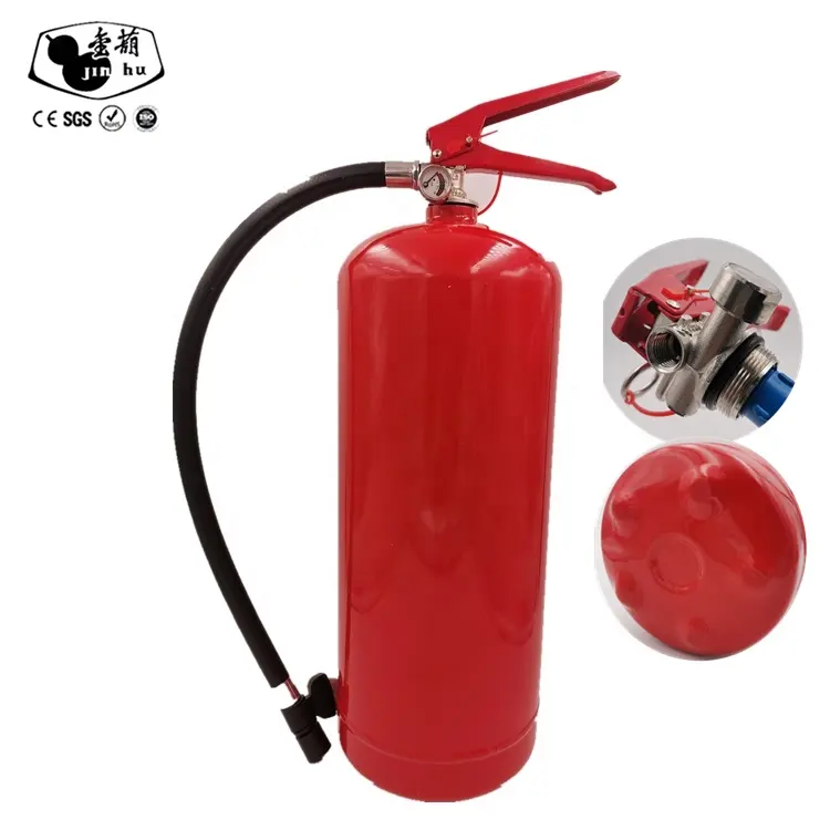 European quality 4kg 6kg dry powder fire extinguisher fire fight fire extinguishers parts EN3 Extintor de incendios Extincteur