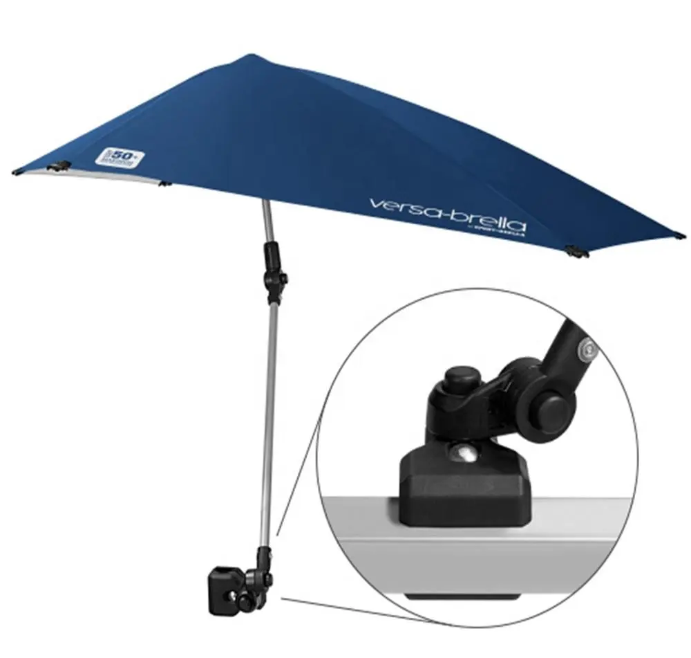 Зонт с зажимом Versa Brella, аксессуары для кемпинга и пешего туризма на пляже, современный зонт