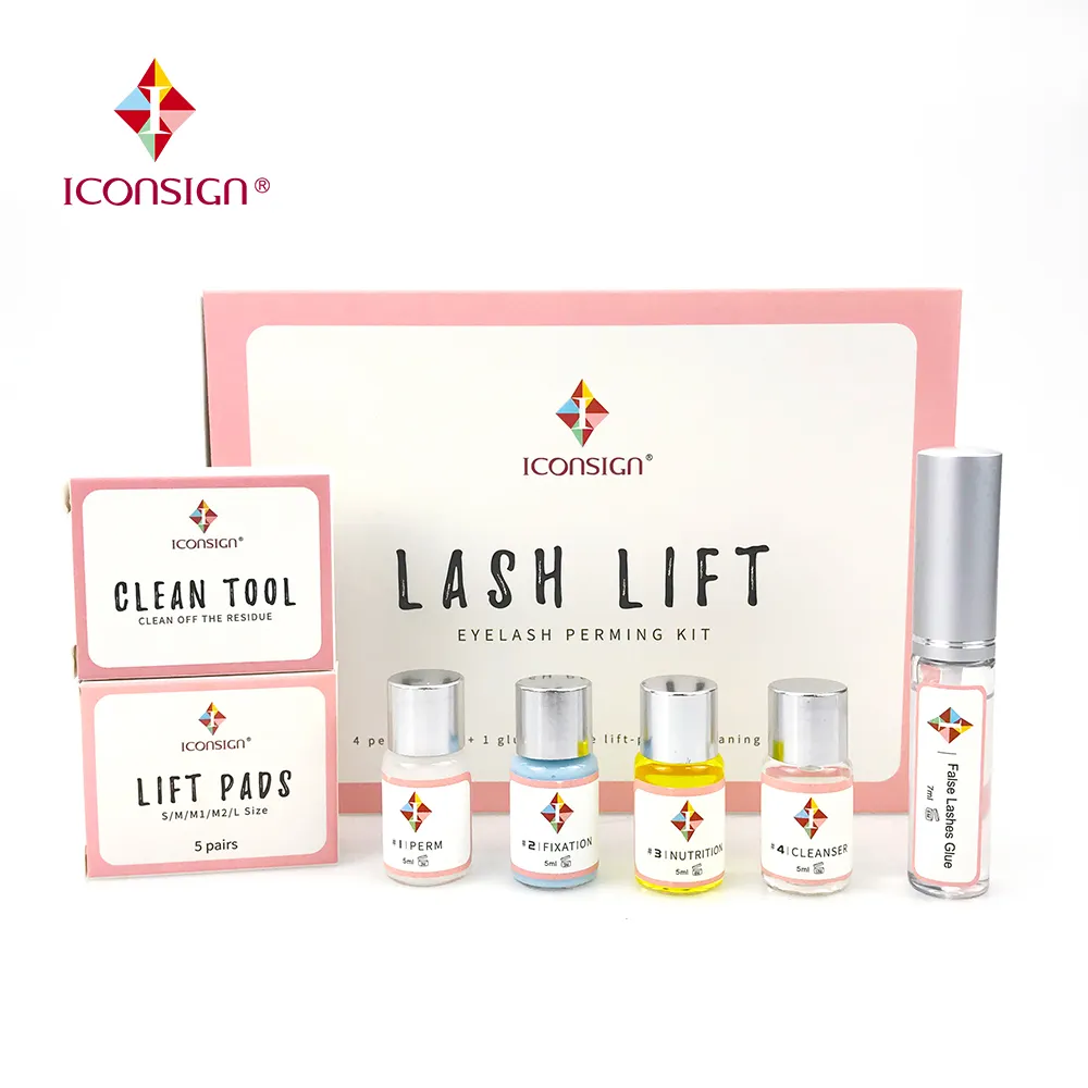 Iconsign lashlift kit fast lashlift private label perm set