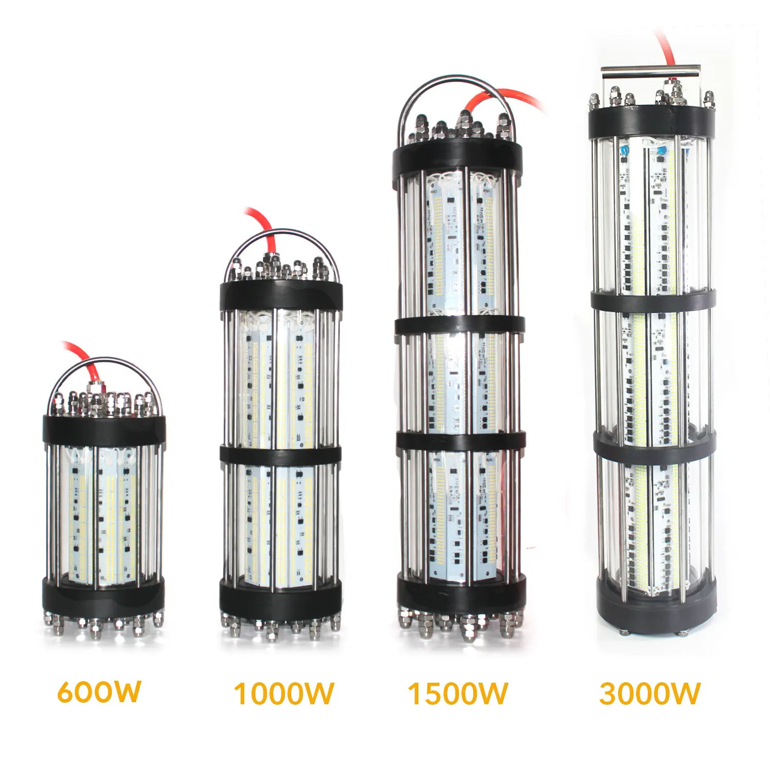 Newest Factory Direct 3000W Aluminum Stainless steel Underwater LED Fishing Light