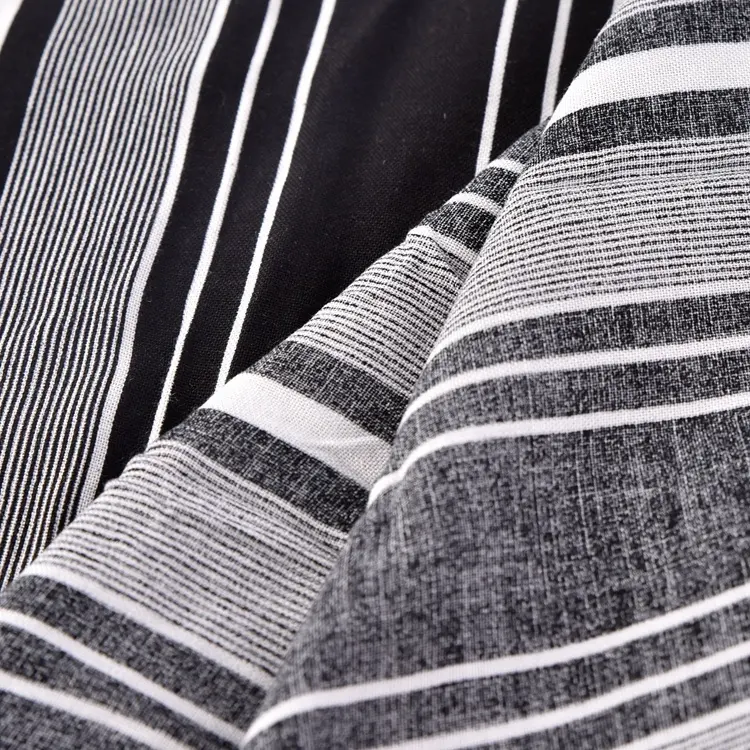 China factory fashion custom printed stripe printed comfortable women rayon fabric