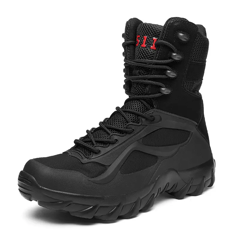 top quality waterproof outdoor tactical hiking boots shoes for men