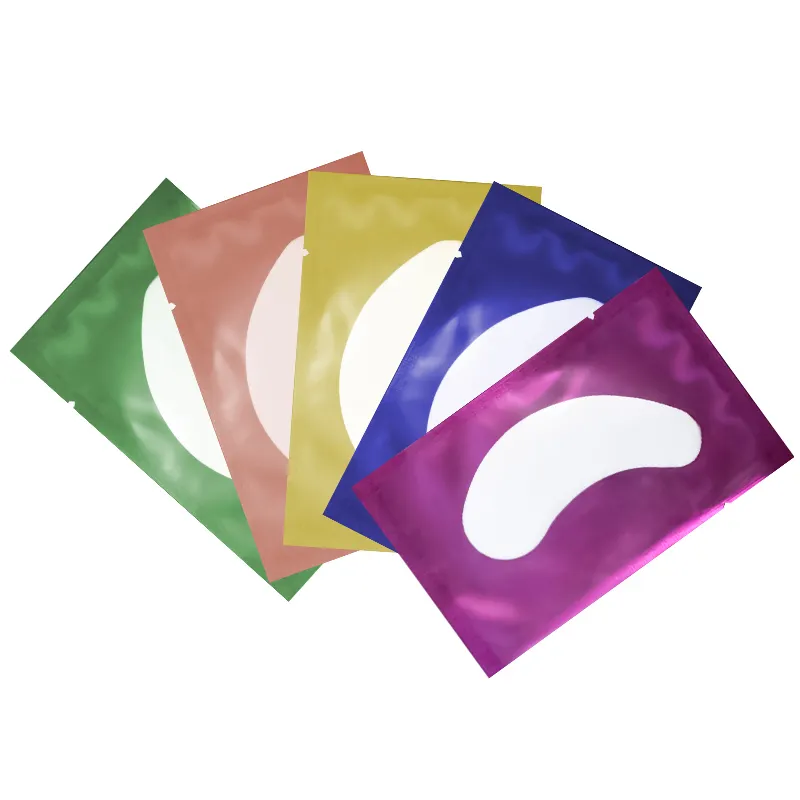 Гелевые накладки под глаза с логотипом на заказ, гидрогелевые накладки для наращивания ресниц