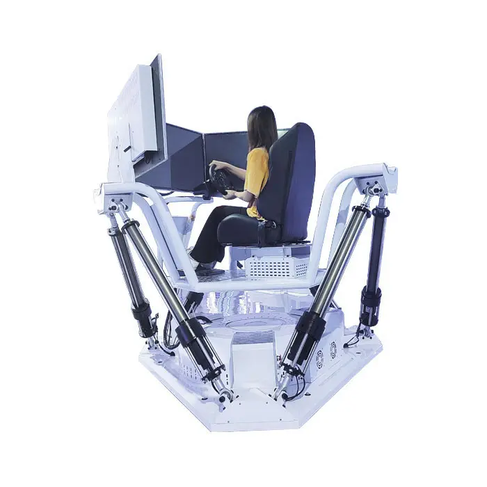 Крытый игровой стул гоночный симулятор кабины гоночный симулятор сиденье с 3 экраном
