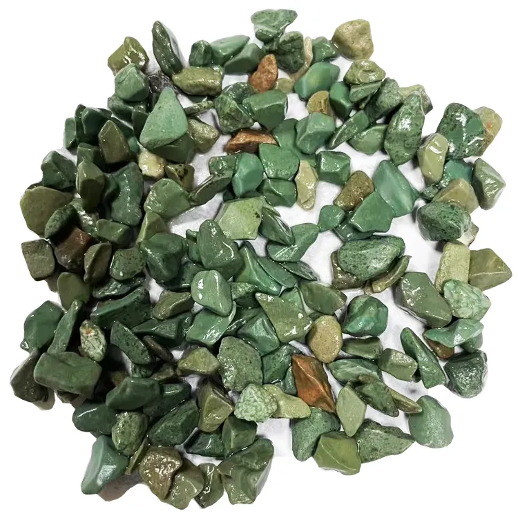 Hot Sale Garden Outdoor Landscaping Decoration Nature Natural Green Stone Washed Gravel Pebble Stones For Sale