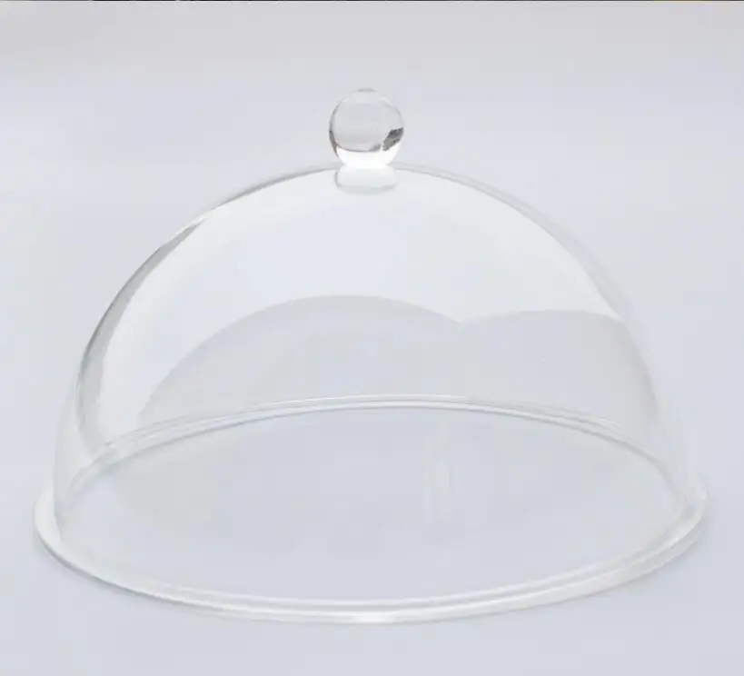 8'', 10'', 12'', 14'' PC Plastic Clear Round Food Cover, Fruit Cover, Cake Cover