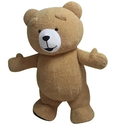 Гигантский надувной костюм талисмана причудливая плюшевая игрушка медведь костюм для выступления крупномасштабная Акция кукольный костюм