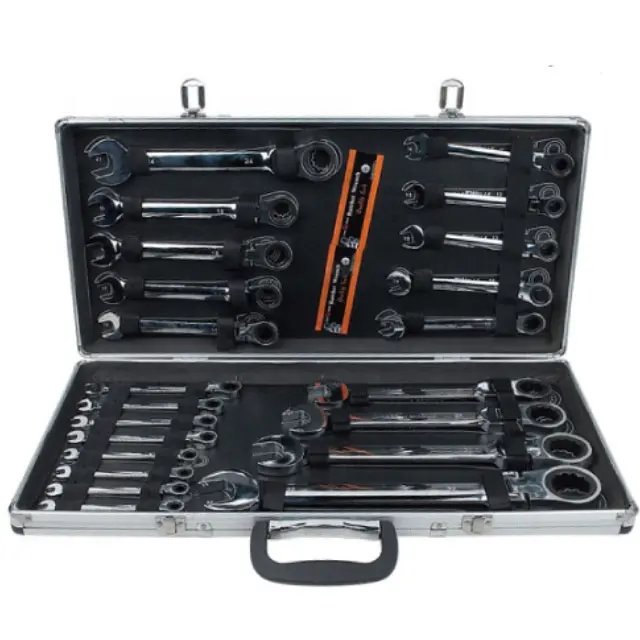 BOSSAN TOOLS--22 pcs Latest Custom ratchet wrench,flexible head ratchet wrench