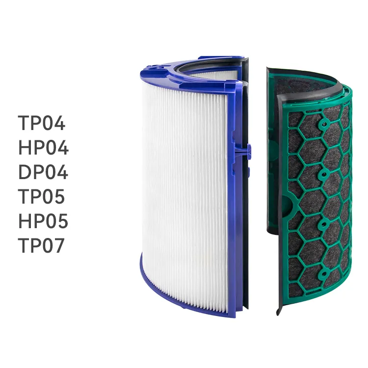 Replacement H12 H13 H14 Composite HEPA Active Carbon Filter For Dysons TP04 TP06 Air Purifier Filter Parts